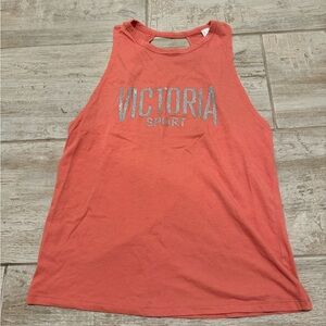 Coral Sparkly Victoria Secret Tank